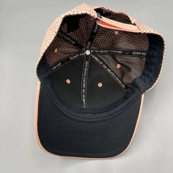 Nike Air Jordan Wings Hat Men Pink Black Jumpman Snap Back Cap